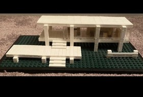 Lego 21009 Architecture Farnsworth House Frank Lloyd Wright Complete Set no Box