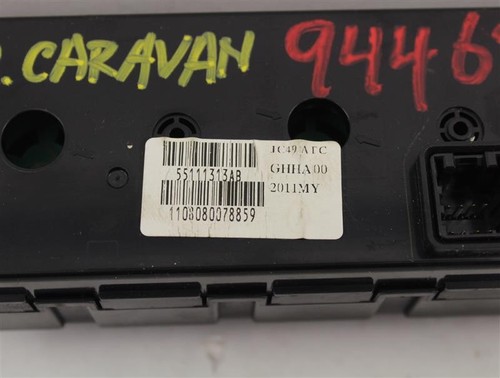 REAR TEMPERATURE CONTROLS Town & Country Caravan Journey Ram Van 11-16 944692 - Picture 3 of 3