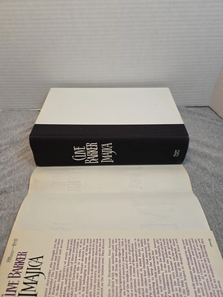 First Edition Imajica by Clive Barker (1991, Hardcover)  - Image 3 of 4