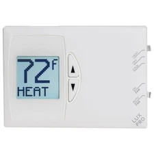 Lux Pro PSD111B Non-Programmable Thermostat for Home Use 1 Heat, 1 Cool 1.0