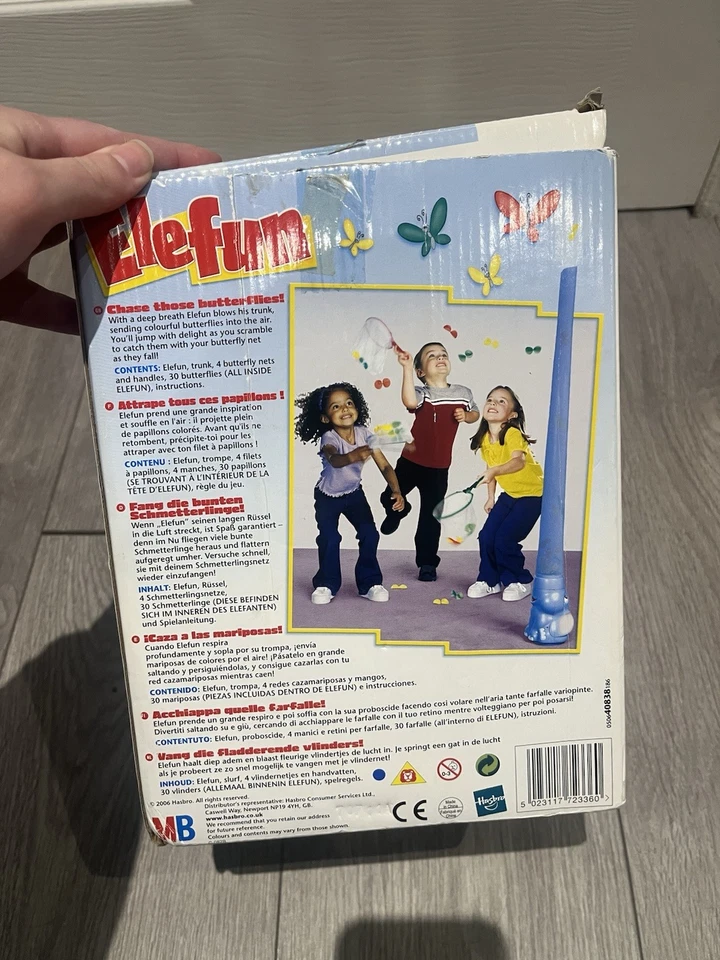 Elefun Butterfly Catching Game By MB Games 2002 Boxed - Image 2 of 4