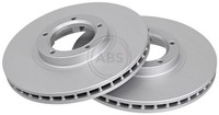 2X A.B.S. Bremsscheibe 16195 FüR Ford Transit Tourneo Bus TAS EAL EAS EBL EBS