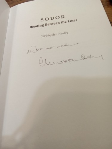 Sodor: Reading Between the Lines by Christopher Awdry SIGNED FREE SHIPPING - Picture 3 of 3