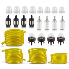 Fuel Filter Primer Bulb Line Hose Kit 4 Sizes For Poulan Weed Eater Gas Trimmer