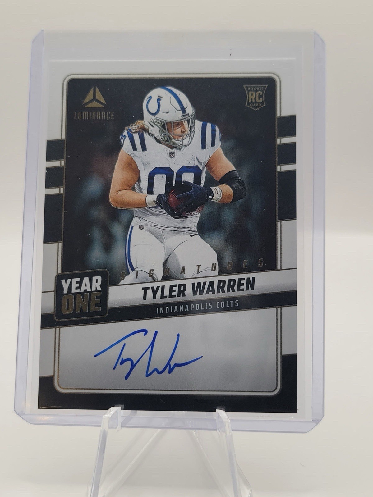 2025 Panini Luminance Tyler Warren Year One Signatures On Card RC Auto YOS-TWN