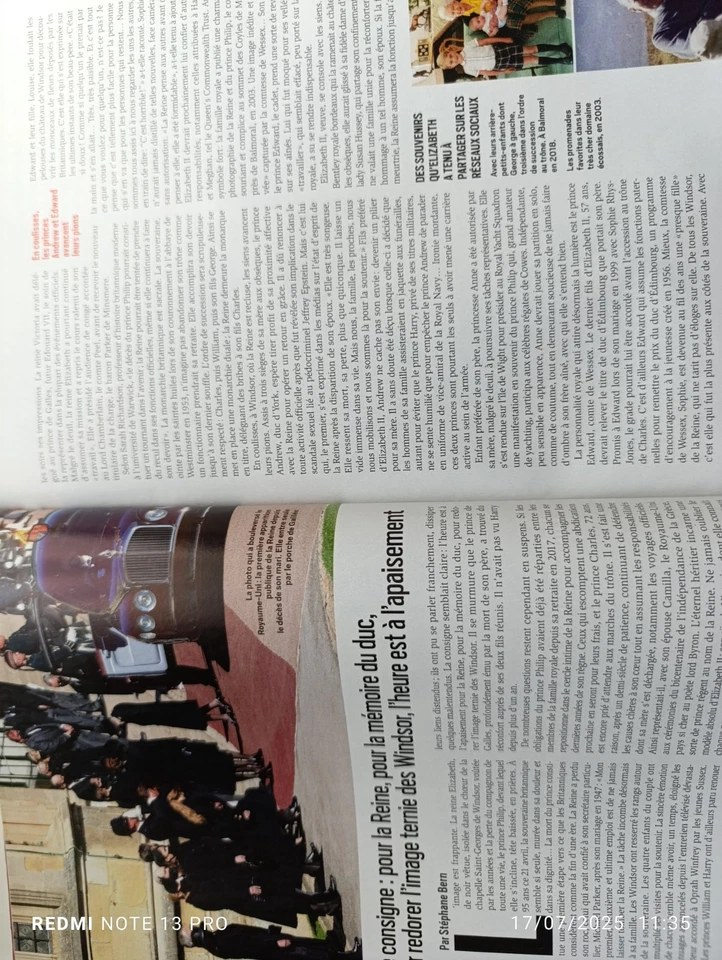 PARIS MATCH " ELIZABETH, SON DERNIER COMBAT " - Image 2 of 2