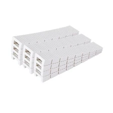 12 Pack White Multi Purpose Furniture Plastic Shims for Leveling Extreme Weig...