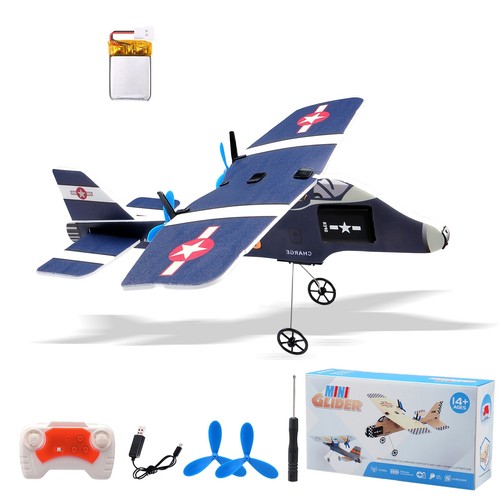 Mini RC Plane 2.4G MPP Remote Control Glider Training Airplane Fixed Wing Crash - Picture 14 of 17