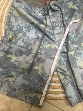 Simms Board Shorts Para Hombres Med Digital Camuflaje Con Cordones Pesca Bolsillos de Carga 11" Ins