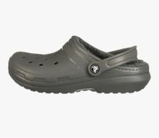 Crocs Classic Lined Clog Mule Shoes Womens Size 7 Gray