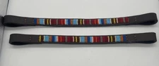 Horse Browband for Bridle - beaded multi-color B6 see pics