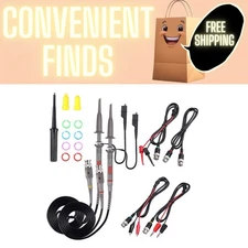 Universal 10:1/1:1 Oscilloscope Probe Set – 100MHz Bandwidth with BNC Connectors