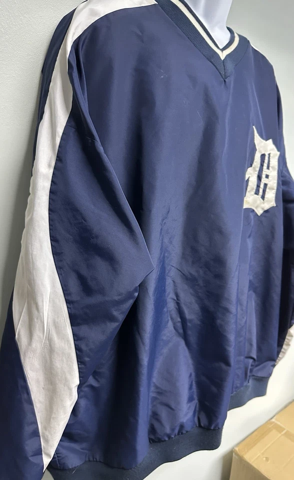 Мужская разогревающая куртка Teamwork Athletic Apparel размер 2XL 50-52 Detroit Tigers - Изображение 3 из 4