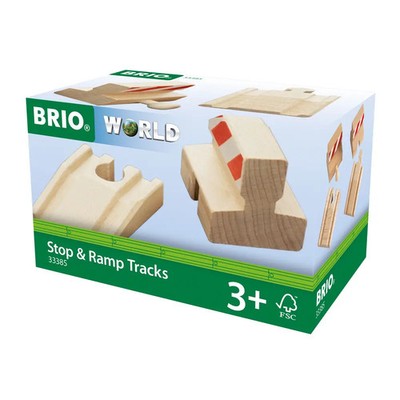 BRIO 63338500 Rampen & Prell-Bock Pack