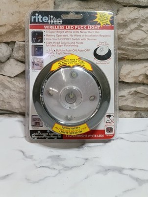 AmerTac LPL620XLL LED Wireless Puck Light, Gray