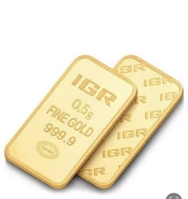 0.5g Gold Bar - IGR - 💯% Tracked & Insured - FREE SHIPPING in CANADA 🍁 🇨🇦
