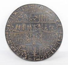 UNIQUE PHARAONIC HANDMADE ANCIENT EGYPTIAN Heiroglyphs Scarce Plate Stella (BD)