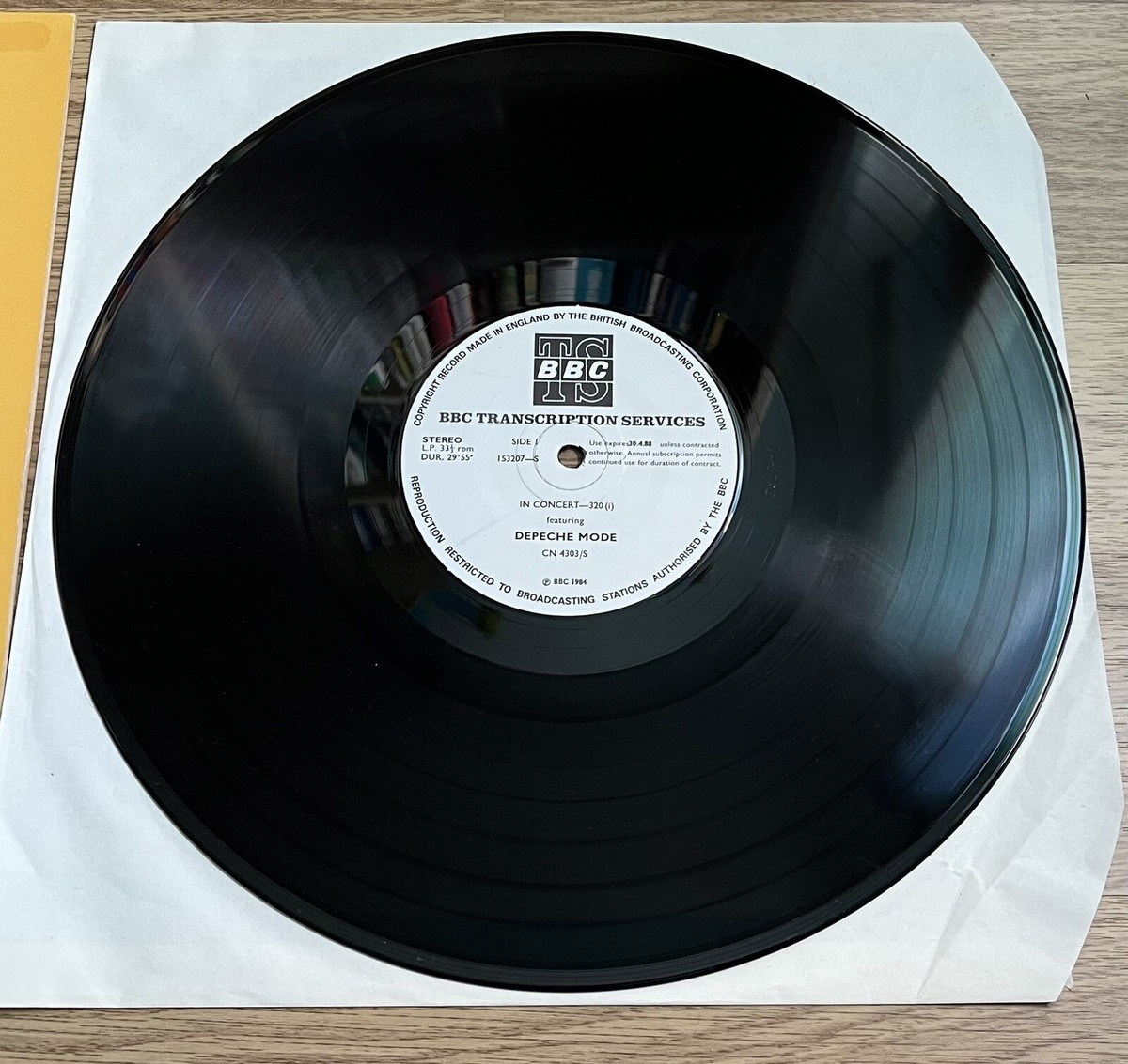 レア貴重レコード BBC In Concert 320 Depeche Mode Depeche Mode – In Concert-320 – Vinyl (LP, Transcription