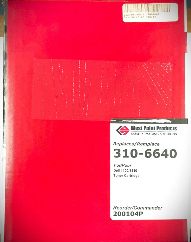 310-6640 (GC502) Black Toner Cartridge For Dell 1100, 1110 Printer - Image 2 of 3