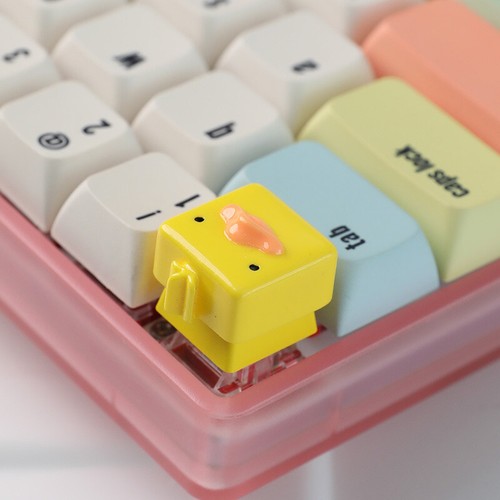 Personalized Keycap Cute Duck Pig Keycaps Gaming Mechanical Keyboard Keycap - Afbeelding 4 van 9