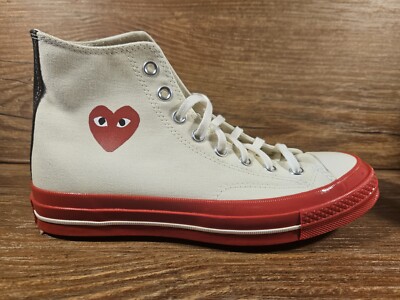 Converse x Comme des Garcons PLAY Chuck Taylor All Star 70 Hi Shoes A01794C