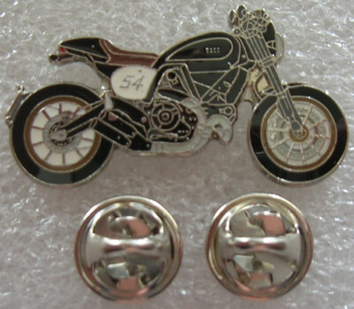 Pin Anstecker Ducati Scrambler schwarz black Modell Baujahr 2017 Moto Art. 1274