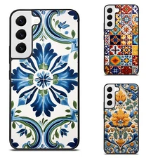 Portuguese Tile a paisley Hard TPU Case For Samsung Galaxy Z Fold Flip 3