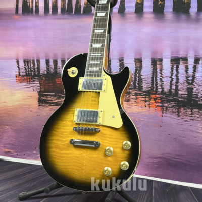 H Standard sunburst electric guitar chrome hardware USA in stock - yellow burst