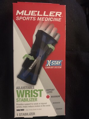 Mueller Sports Medicine SM/MD X-Stay Comfort System Adjustable Wrist Stabilizer