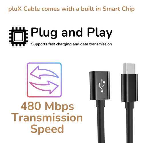 Micro USB Female to USB 3.1 Type-C Male Converter USB-C Data Cable OTG Adapter - 第 7/8 張圖片