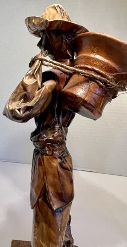 Vintage mexikanische Papiermache Volkskunstpuppe #2 - Bild 7 von 8