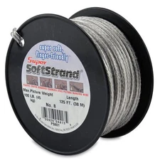 Super Softstrand, Vinyl-Coated Stranded Stainless Steel Picture Wrapping Wire...