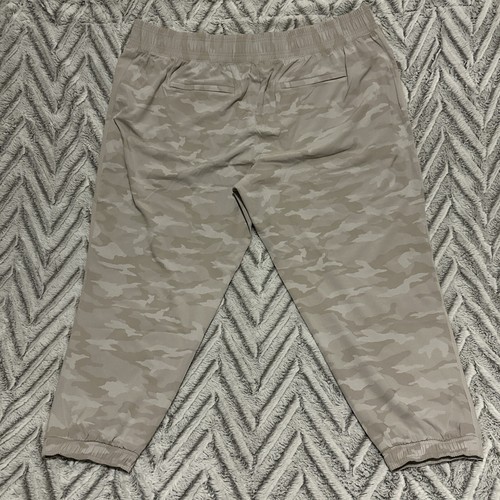 Pantaloni donna Athleta Brooklyn Abalone mimetici joggers panna marrone taglia 24 - Foto 9 di 22
