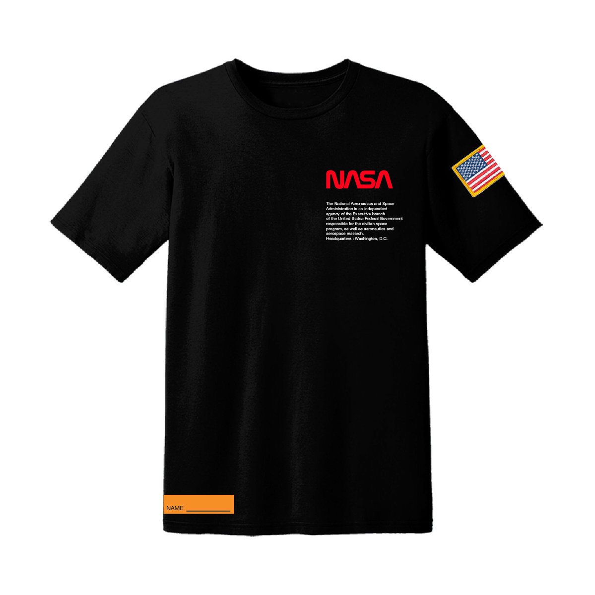 NASA POCKET SIZE ASTRONAUT PRINT 2SIDED PRINT NEW TRENDY GEEK UNISEX T-SHIRT - Foto 3