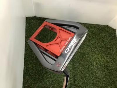 クラブ EXO SEVEN MINI 2019 2019 Odyssey EXO SEVEN MINI RED STEEL 33inch PUTTER Golf