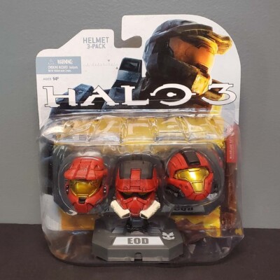 McFarlane Halo 3 Helmet Display (Includes 6 different 3 packs) | eBay