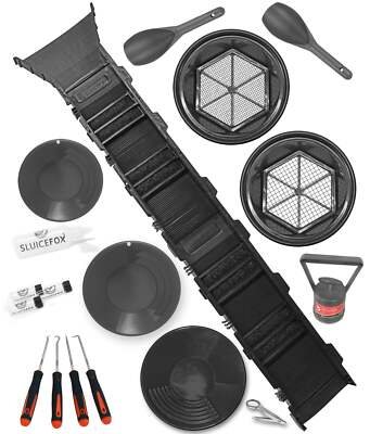 Sluice Fox Complete Gold Mining Kit with Portable Sluice