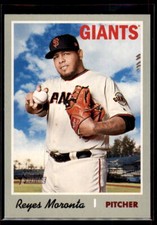 2019 Topps Heritage Reyes Moronta #337 San Francisco Giants