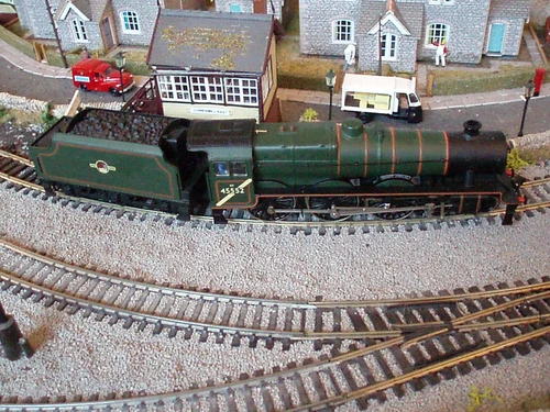 Bachmann,BR 6P Jubilee Class,45552 Siver Jubilee (Green),unboxed,good runner
