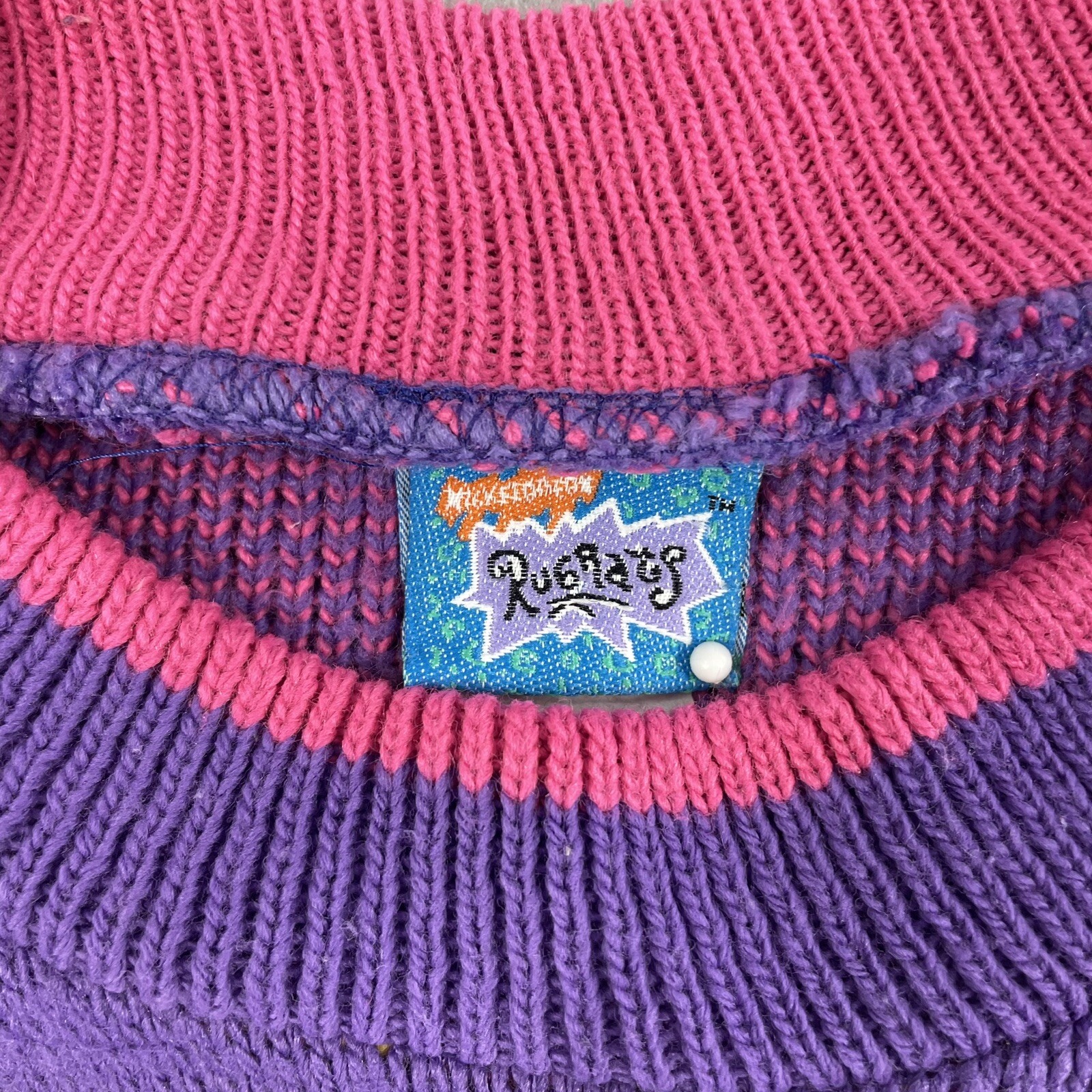 Casquette Snapback Enfant Rugrats (Les Razmoket) - Nickelodeon 1998 - Bleu - Taille S