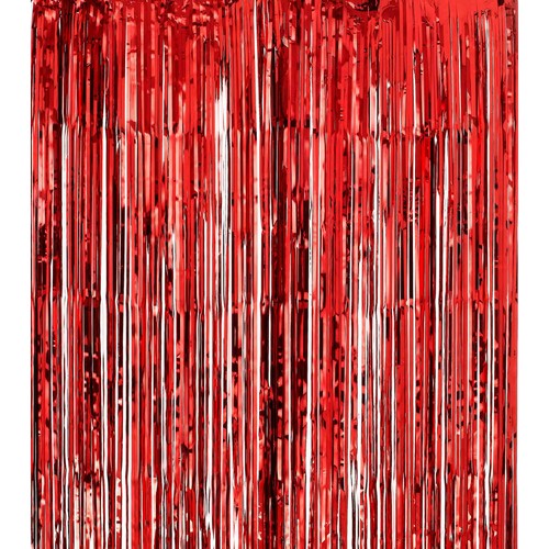 2M Metallic Fringe Tinsel Curtain Foil Backdrop Streamer Event Party Drop AUS - Picture 18 of 53