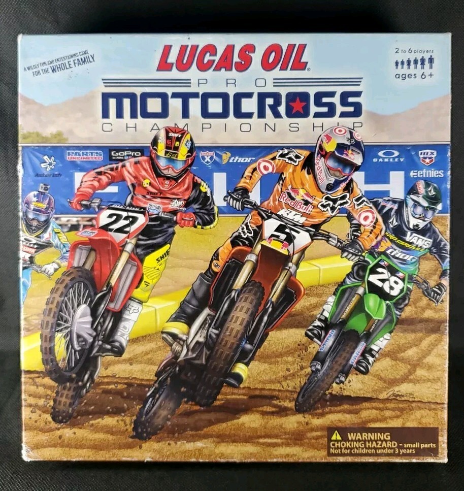 Pro Motocross Championship Unplugged Family Board Game Motor