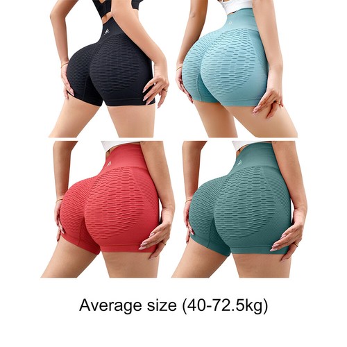 Workout Shorts for Women Butt Lifting High Waisted Tummy Control Running Shorts - Picture 20 of 24