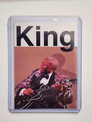 BB King Artist Signed Music Art Card 1/10