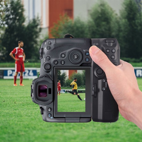 Vertical Battery Grip For Canon EOS R6 II R5 R5C Camera BG-R10 Remote Control - Picture 11 of 13
