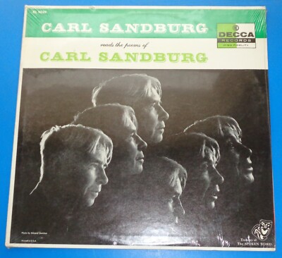 Carl Sandburg Reads the Poems of CARL SANDBURG - Decca DL 9039 SEALED