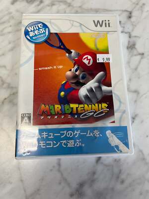 Mario Power Tennis Japan Nintendo Wii game NTSC-J Complete D70124