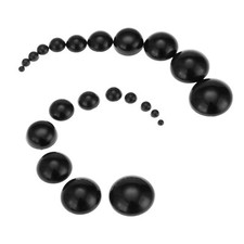 11 Size Plastic Button Safety Nose Doll Puppet Black Eyes DIY Toy Accessories