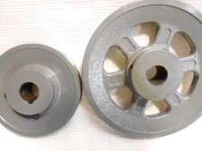 6.45" Cast Iron 1" Shaft Pulley Sheave Single 1 Groove V Style B Belt 5L BK67