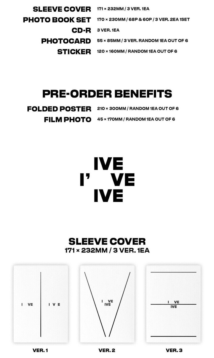 IVE - [I’VE IVE] 1st Album 3種セット s-l400.jpg